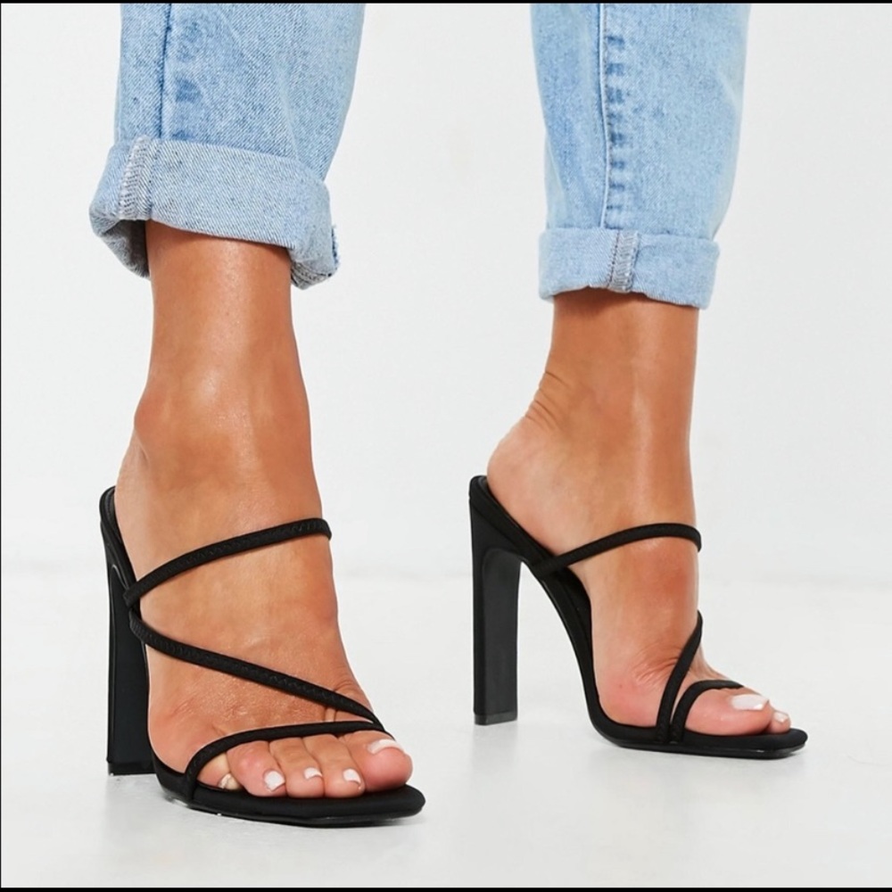 NIB Missguided Heeled Mules